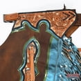 thumbnail image 3 of Hilason Handmade Genuine Leather Chaps Adult Handtooled Rodeo Bull Riding, 3 of 6