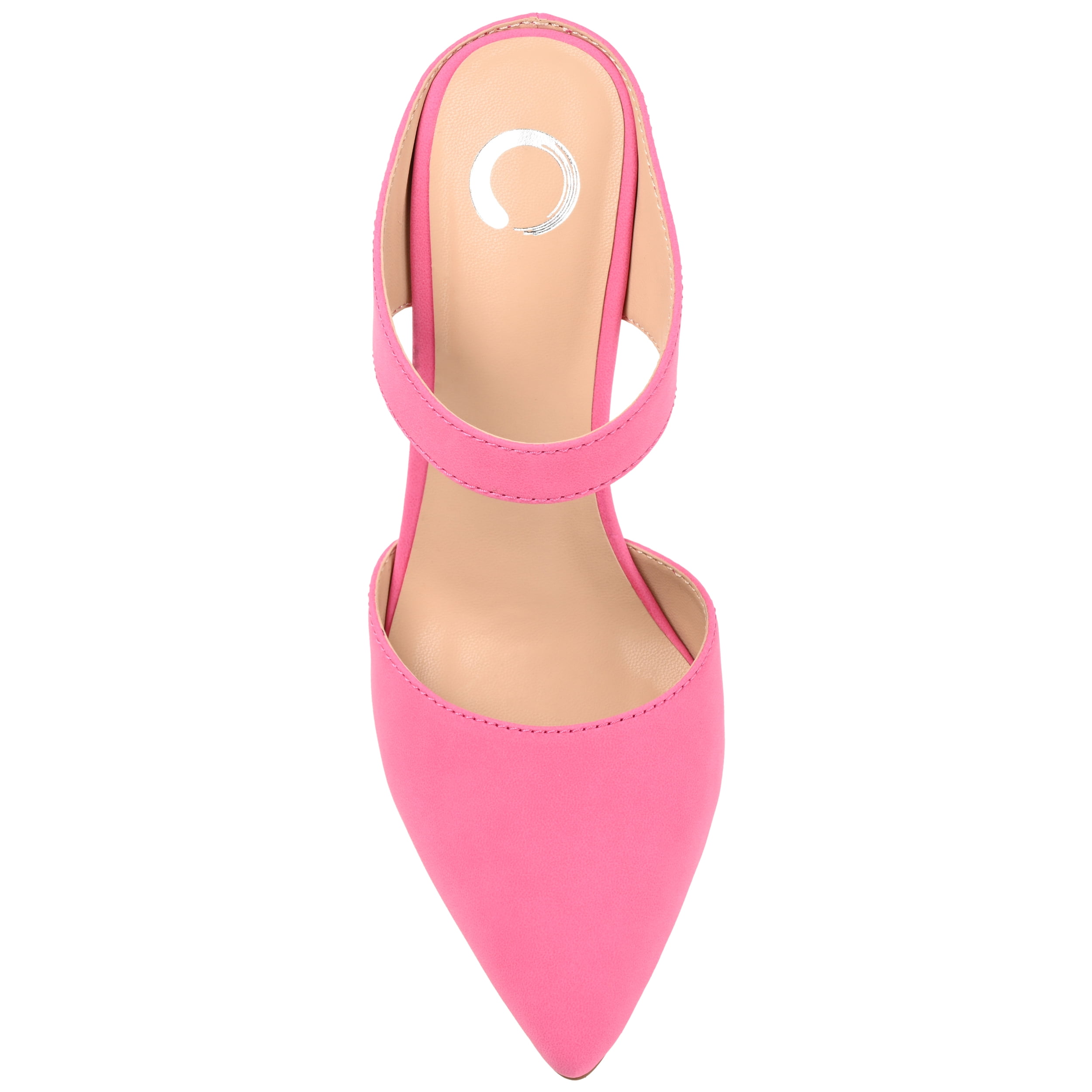 Journee Womens Maevali Mules Mid Stiletto Pointed Toe Pumps