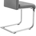 thumbnail image 2 of Topeakmart 2pcs Modern Faux Leather Dining Chairs for Kitchen Dining Room, Light Gray, 2 of 8