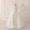 White, variant on SuTry Muslim Style Girls' Princess Embroidered Long Sleeved V-Neck Dress for Banquet Evening Performance Exquisite Dress(Yellow,4 Years)