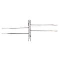 thumbnail image 2 of M Buder Wall Mount Stainless Steel 4-Rod Rotating Towel Rack Hanger (13.8 inches / 35 cm), Heavy Duty Space Saving Bathroom Toilet Organizer Accessory, 2 of 9