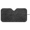 thumbnail image 3 of Xixirimido Car Windshield Sun Shade Front Windshield Cover Universal Fit for SUVs Trucks Foldable Front Window Sunshade Automotive Interior Accessories, Black Leopard, 3 of 8