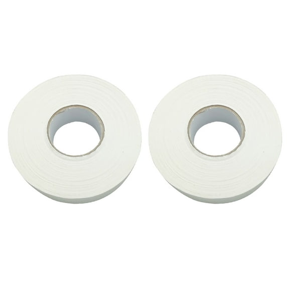 2 Pcs 25M Hockey Stick Tape Sticky Tape Anti-slip Sports Waterproof Tape Hockey Stick Wrapper for Practice Sports Use (White)