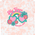 thumbnail image 4 of Inktastic My Yaya Loves Me Grandchild Rainbow Girls Toddler T-Shirt, 4 of 5