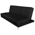 thumbnail image 1 of Sofa Cama Reclinable El Bazar Store Karla Negro Lino Futon 3 posiciones Abotonado Sala, 1 of 5