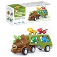 thumbnail image 1 of Electric Spray Dinosaur Double-dr Transport Car Toddler Set Gift' Toy V, 1 of 1