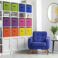 thumbnail image 7 of Sorbus 11 Inch Collapsible Fabric Storage Cubes, 12 Foldable Baskets for Organizing for Closet, Shelves, Clothes, Toys, Books, Bright Multi Color, 7 of 7
