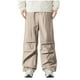 thumbnail image 2 of Pantalones largos para hombre, con protección solar, color liso, cintura elástica y cordón ajustable., 2 of 8