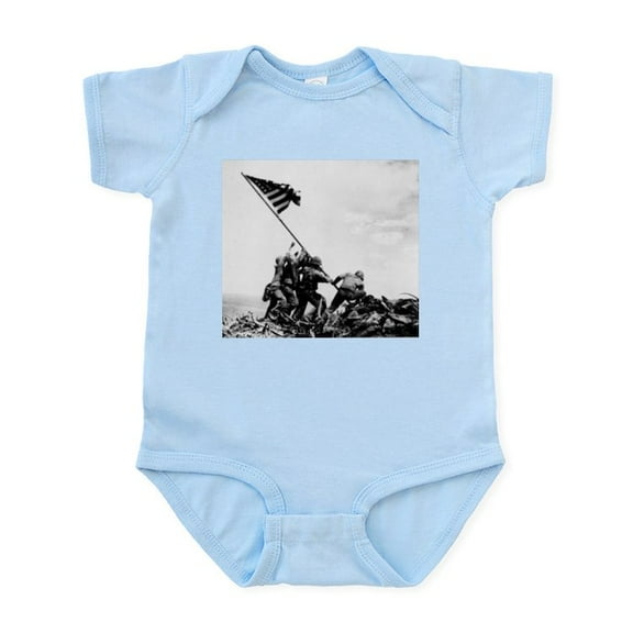 CafePress - Iwo Jima Infant Bodysuit - Baby Light Bodysuit, Size Newborn - 24 Months
