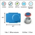 thumbnail image 4 of OmieBox UP is an Insulated Bento Lunch Box with a 12oz Thermos - Cosmic Blue by OmieLife, 4 of 7