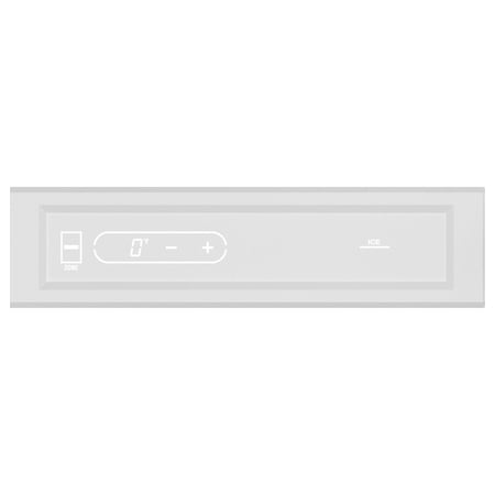 Monogram - 106-Bottle Built-In Dual Zone Wine Cooler - Stainless steel