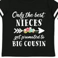 thumbnail image 4 of Inktastic Only the Best Nieces Get Promoted to Big Cousin Boys or Girls Toddler T-Shirt, 4 of 5
