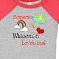 thumbnail image 4 of Inktastic Someone in Wisconsin Loves Me Boys or Girls Baby Bodysuit, 4 of 5