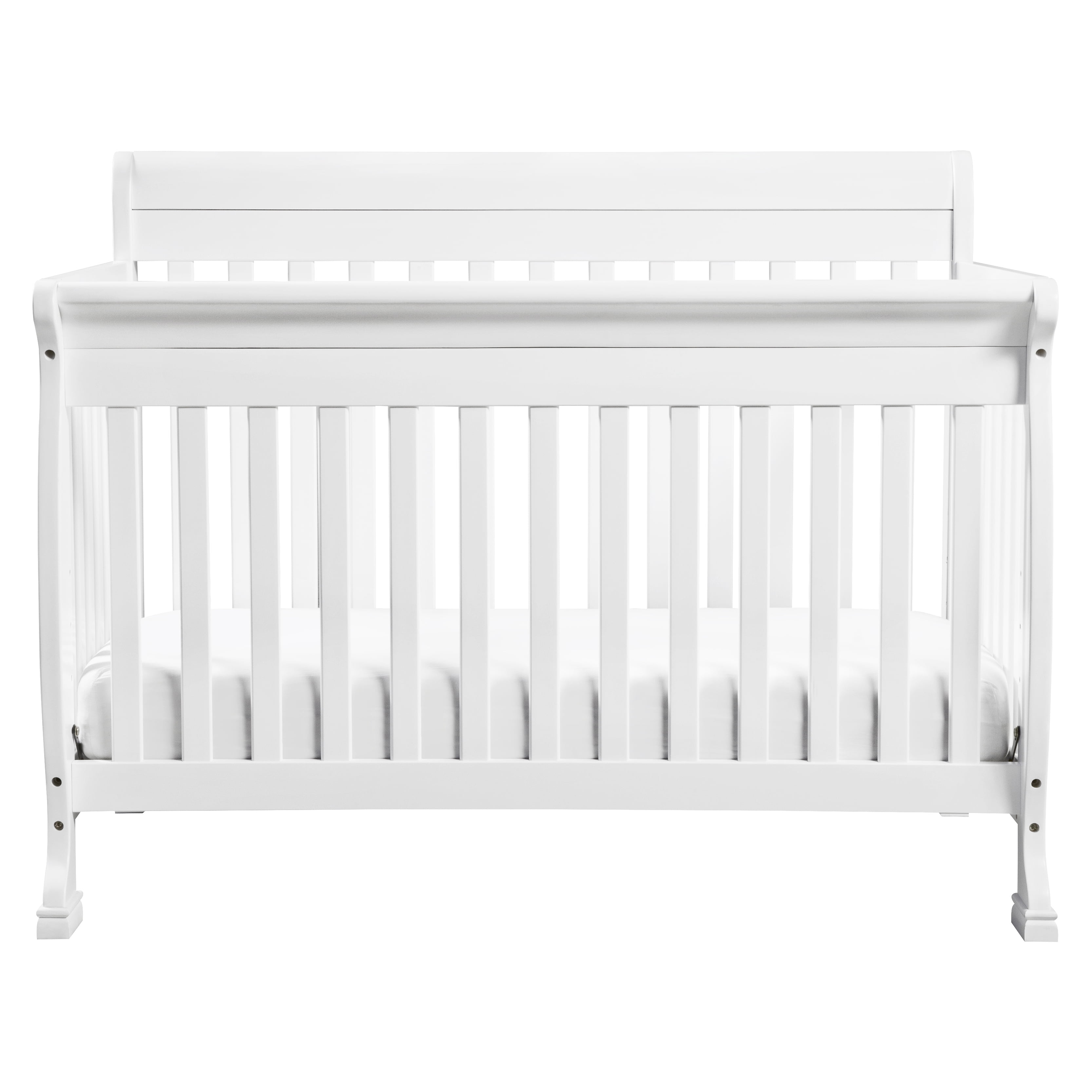 DaVinci Kalani 4-in-1 Convertible Crib in White Finish, Greenguard Gold Certified