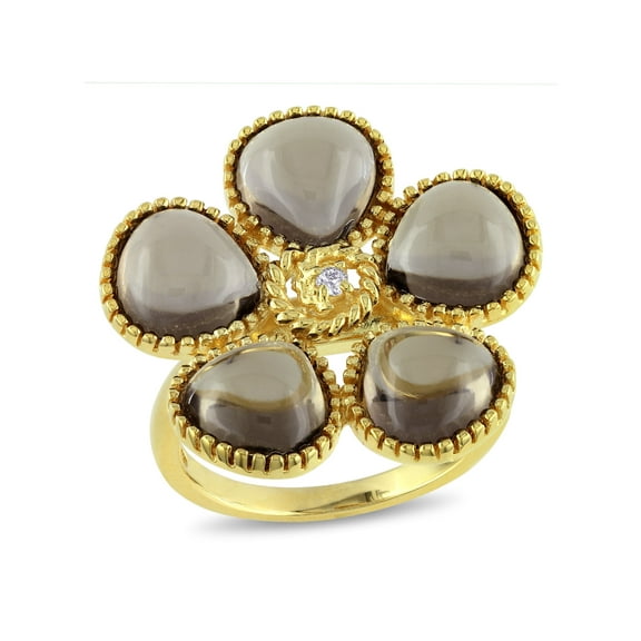 Everly Women's Quartz Sterling Silver Ring