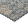 thumbnail image 4 of Addison Rugs Chantille Indoor/Outdoor Traditional Damask Denim Washable Rectangle Rug, 3' x 5', 4 of 6