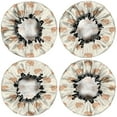 thumbnail image 2 of Shower Caps,Cute Hedgehog Pattern Waterproof Shower Cap for Women 4 Pieces,Double Reusable Hair Cover for Shower PEVA Elastic Stretch Hem, 2 of 7