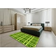 thumbnail image 4 of Ahgly Company Indoor Rectangle Patterned Aloe Vera Green Area Rugs, 6' x 9', 4 of 6