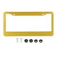 thumbnail image 1 of Cubierta de marco para matrícula Unique Bargains Aleación de aluminio Tono dorado, 1 of 1
