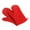 Red, variant on ionze Oven Mitts 1 Pair , High Heat Resistant Thicken Kitchen Cotton Oven Glove for Cooking (11 Inch )