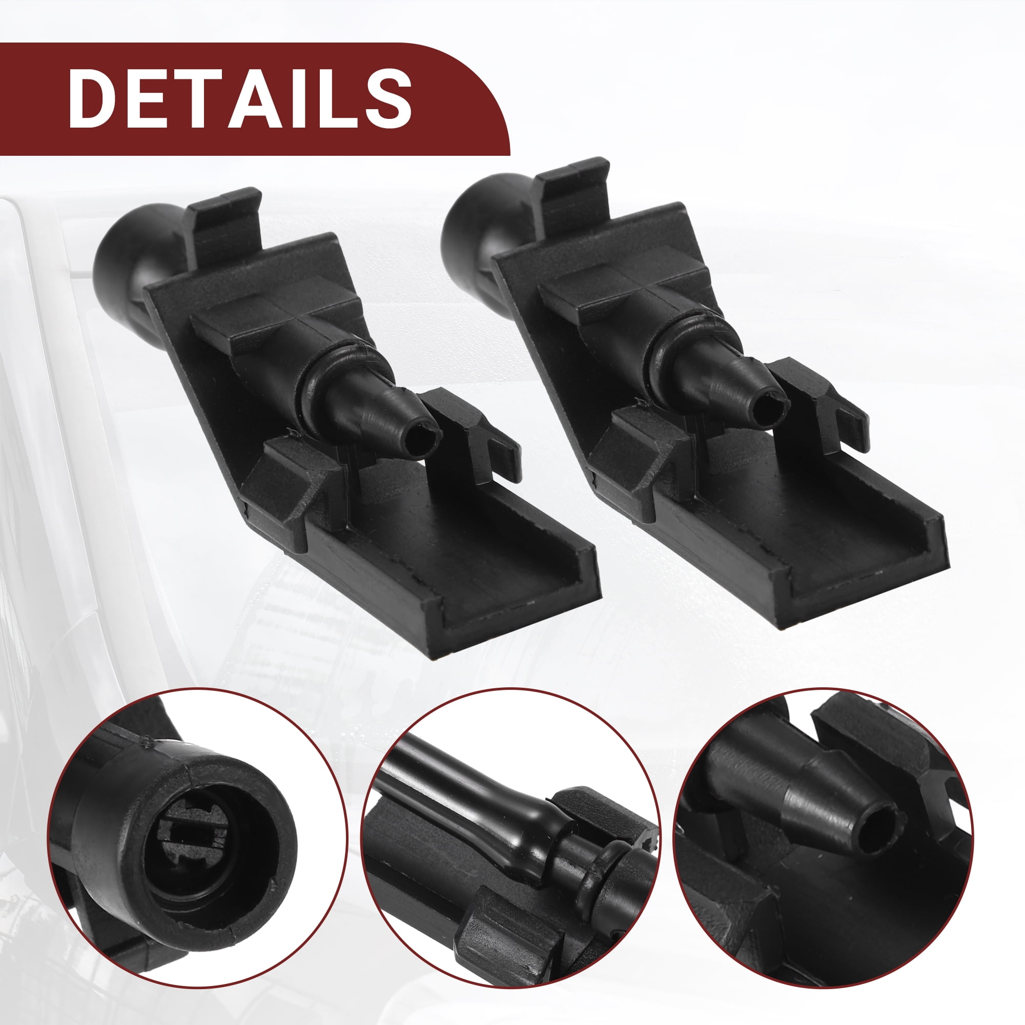 Unique Bargains Windshield Washer Nozzle for Honda HR-V Durable