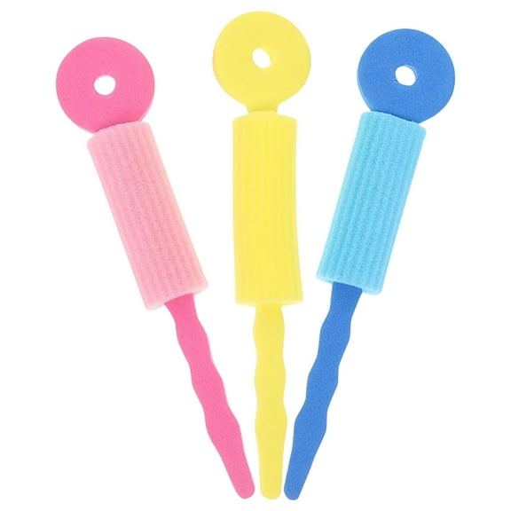3Pcs Hair Heatless Curlers,Soft Hair Curlers To Sleep In,Overnight Heatless Curls for Long Hair,Not Heat Foam Curlers,