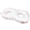 Pink, variant on Ear Relief Pillow Polyester-Cotton Cover and Two Ear Openings Headrest, Figure-Eight Head and Neck Zones for Side Rest