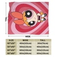 thumbnail image 3 of The Powerpuff Girls Bed Blanket Air Conditioner Quilt Ultra Soft Flannel Blanket All Season Fuzzy Blanket Reversible Fluffy Plush Blanket 40"X30", 3 of 8