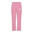 thumbnail image 4 of Baggy Sweatpants Men Straight Leg Trendy Newyork Letter Printed Trousers Open Bottom Athletic Joggers For Men With Pockets, 4 of 5