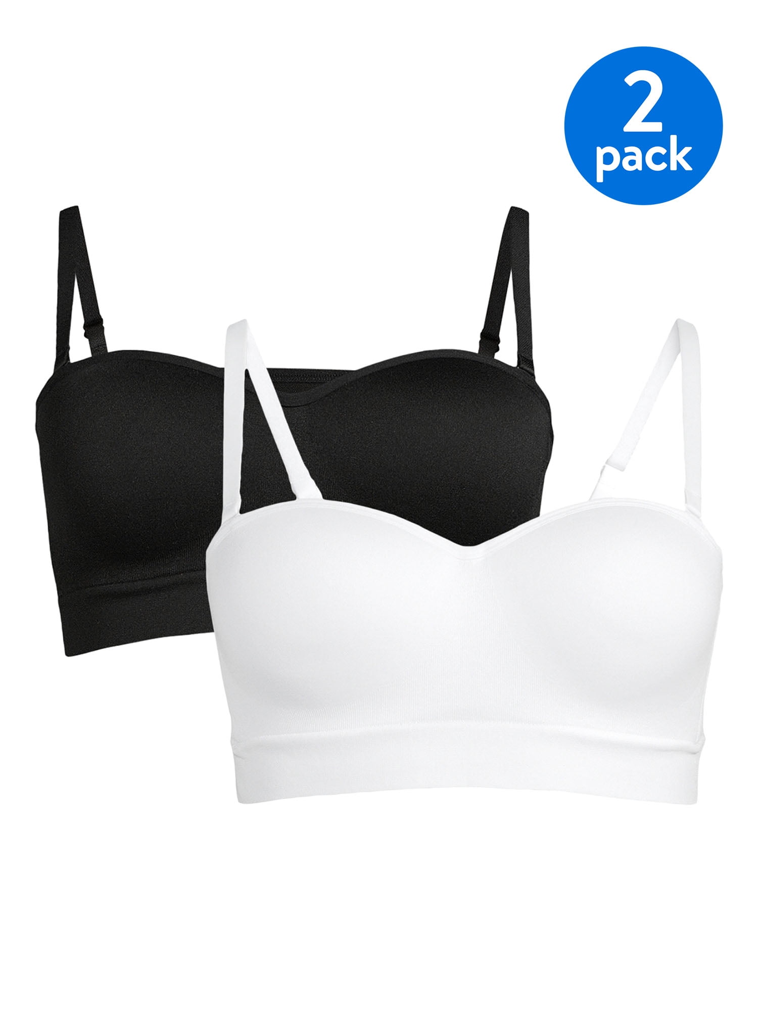 No Boundaries No Boundaries Juniors' Seamless Wireless Bandeau Bra