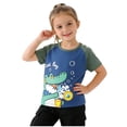 thumbnail image 5 of OVAFBAU Boys Short Sleeve T Shirts Kids Summer Tops Toddler Unisex T Shirt Graphic Short Sleeve Versatile Sleeveless Tops, 5 of 8