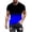 Blue, variant on Mens T-Shirts,Mens Tshirts Graphic Big and Tall Short Sleeve Athletic Shirt Summer Fashion Gradient Color Crewneck Pullover Tee