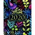 thumbnail image 1 of 2020 Weekly Planner: January 1, 2020 to December 31, 2020: Weekly & Monthly View Planner, Organizer & Diary: Watercolor Flowers on Black 81, 1 of 1