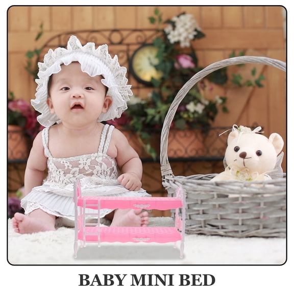 ELAYARD Miniature Model Furniture Pink Plastic 1Set