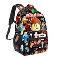thumbnail image 1 of Mochila escolar Roblox ROBLOX para escuela primaria y secundaria, regalo de cumpleaños de dibujos animados de Anime para niñas y niños, 1 of 3
