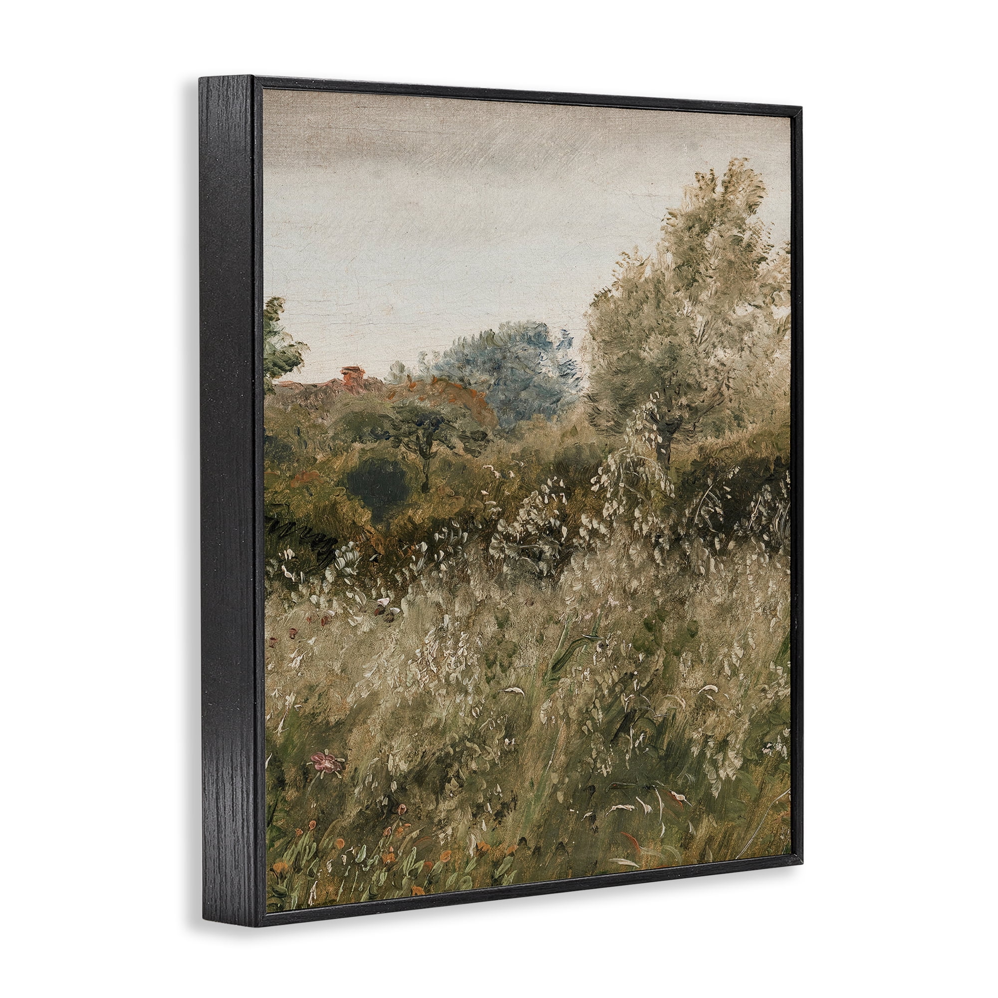 Thicket in Countryside Black Framed Giclee Art, design by Lettered and Lined