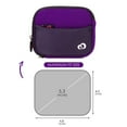 thumbnail image 3 of Mini Portable 5.65" Carrying case sleeve for WiFi HotSpot Modem & Router Mobile, Camera Case, External Battery Sleeve PLUS Secure Hand Wrist Strap (Purple), 3 of 4