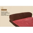 thumbnail image 5 of INTBUYING Brown Large Dog Bed with Headrest Edition High Density Thick Foam Pads Large 47.24"*35.4", 5 of 9