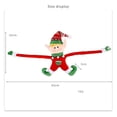 thumbnail image 3 of Juego de 2 alzapaños navideños con hebillas para cortinas, pinzas de sujeción con forma de elfo, adornos navideños para ventanas, adornos navideños, ganchos para cortinas, 3 of 5