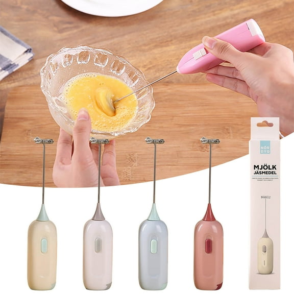 4Pcs Handheld Egg Beater under $5! Kadlawus Handheld Electric Egg Beater, USB Rechargeable Mini Whisk for Eggs, Milk, Cream, Coffee, Baking, Mixing