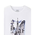thumbnail image 3 of Emily In Paris Womens White Short Sleeved T-Shirt, 3 of 5