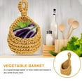thumbnail image 6 of Mini Hanging Plant Basket with Cotton Rope, Multifunctional Wall Decor Hamper for Indoor and Outdoor Use, 6 of 6