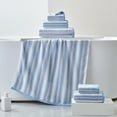 thumbnail image 4 of Oggfader Bath Towel Sets Sale Bath Towels Set For Bathroom Cotton Thick Soft Absorbent Towel Set Of 3 Household Wash Face Gift Towel Blue, 4 of 7