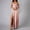 Pink, variant on Women's Satin Prom Dress with Slit Long Spaghetti Strap Cowl Neck Formal Evening Cocktails Party Gowns Wedding Guest Dresses for Women