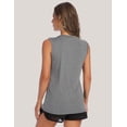 thumbnail image 3 of Pinspark Women Sports Shirts Sleeveless Athletic Shirt Lightweight Workout Gym Tank Tops Lounge Yoga Activewear, 3 of 6