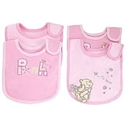 Disney Winnie the Pooh 4-Pack Bibs, Pink