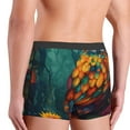 thumbnail image 5 of Balery Colorful Owl Forest Men's Boxer Briefs, Soft and Breathable Cotton Underwear with nylon Waistband-X-Large, 5 of 9