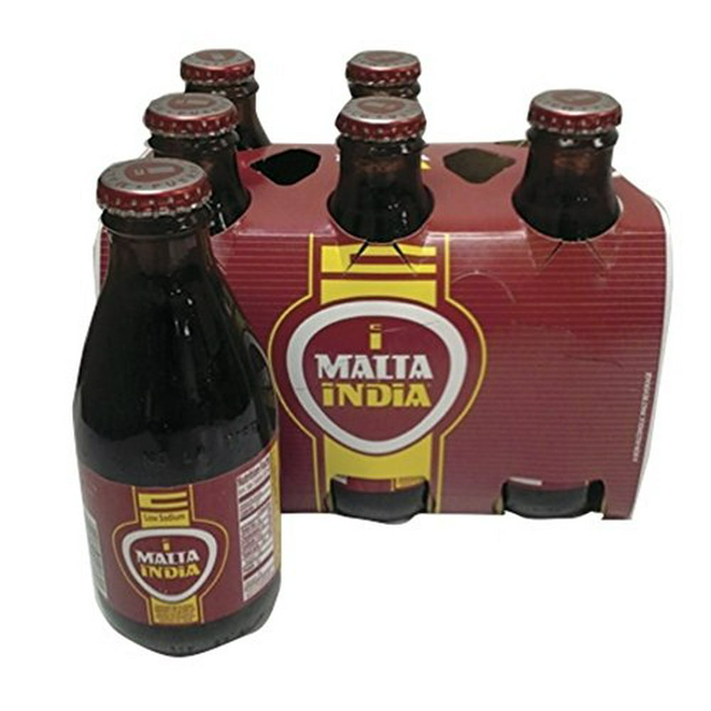 Malta India Non Alcoholic Malt Beverage Drink 7 Oz Bottles (6 Pack) 42