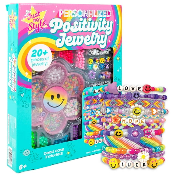 Just My Style Positivity Jewelry, Plastic, Boys and Girls, Child, Ages 6 