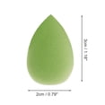 thumbnail image 2 of Unique Bargains 10 Pcs Mini Face Makeup Sponge for Makeup Green, 2 of 4